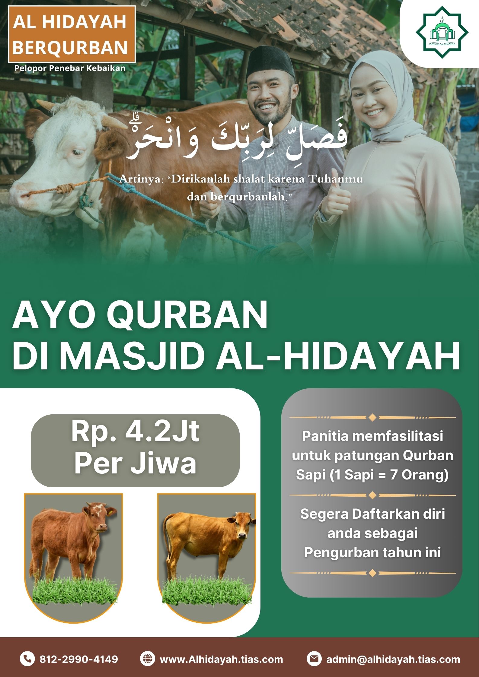 AYO QURBAN DI MASJID AL-HIDAYAH